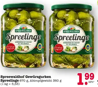 E-Center Spreewaldhof spreelinge Angebot