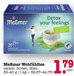E-Center Meßmer wohlfühltee Angebot