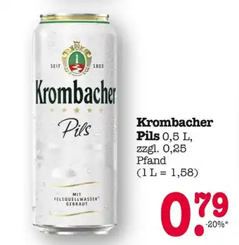 E-Center Krombacher pils Angebot