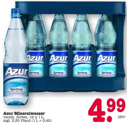 E-Center Azur mineralwasser Angebot