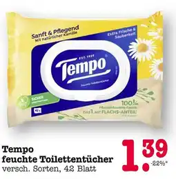 E-Center Tempo feuchte toilettentücher Angebot