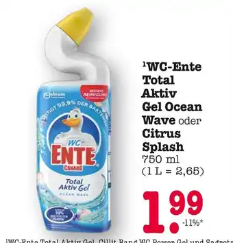 E-Center Wc-ente total aktiv gel ocean wave Angebot
