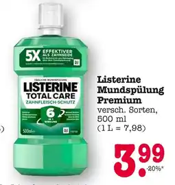 E-Center Listerine mundspülung premium Angebot