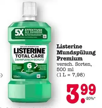 E-Center Listerine mundspülung premium Angebot