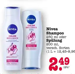 E-Center Nivea color brilliance shampoo Angebot