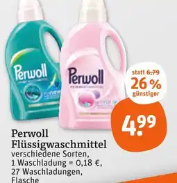 tegut Perwoll flüssigwaschmittel Angebot