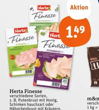 tegut Herta finesse putenbrust mit honig Angebot