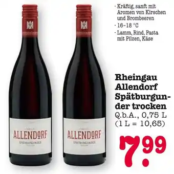 E-Center Allendorf rheingau spätburgunder trocken Angebot