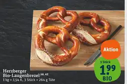 tegut Herzberger bio-laugenbrezel Angebot