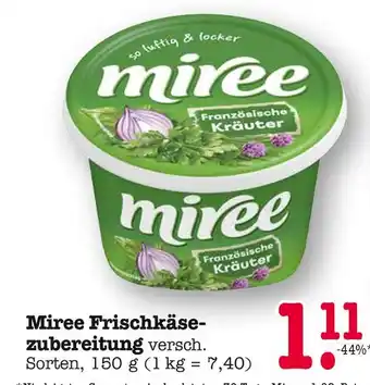 E-Center Miree frischkäsezubereitung französische kräuter Angebot