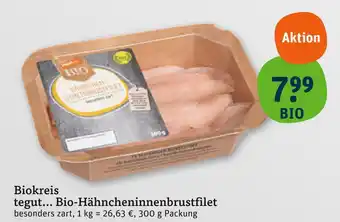 tegut Tegut... bio-hähncheninnenbrustfilet Angebot