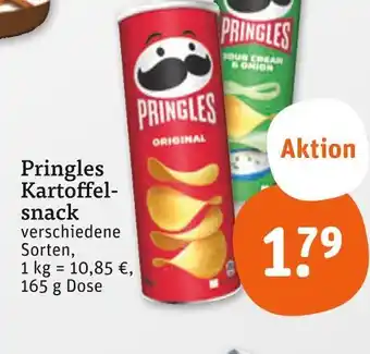 tegut Pringles kartoffelsnack original Angebot
