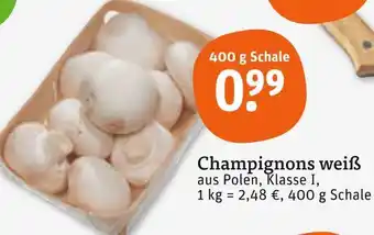 tegut Champignons weiß Angebot