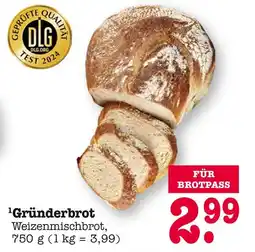 E-Center Gründerbrot Angebot