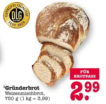 E-Center Gründerbrot Angebot