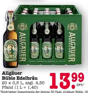 E-Center Allgäuer brauhaus büble edelbräu Angebot