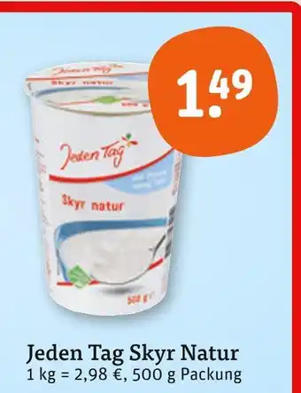 tegut Jeden tag skyr natur Angebot