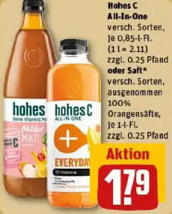 REWE Hohes C All-In-One oder Saft Angebot