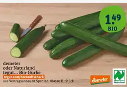 tegut Demeter bio-gurke Angebot
