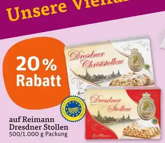 tegut Reimann dresdner stollen Angebot
