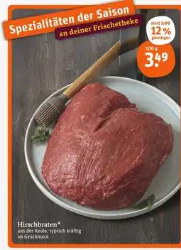 tegut Hirschbraten Angebot