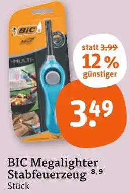 tegut Bic megalighter stabfeuerzeug Angebot