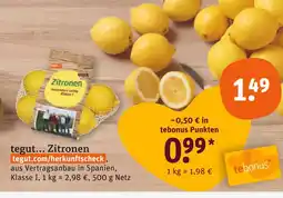 tegut Tegut... zitronen Angebot