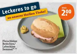 tegut Fleischkäse brötchen/leberkäse semmel Angebot