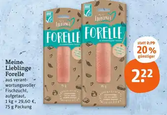 tegut Meine lieblinge forelle Angebot