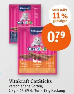 tegut Vitakraft catsticks Angebot