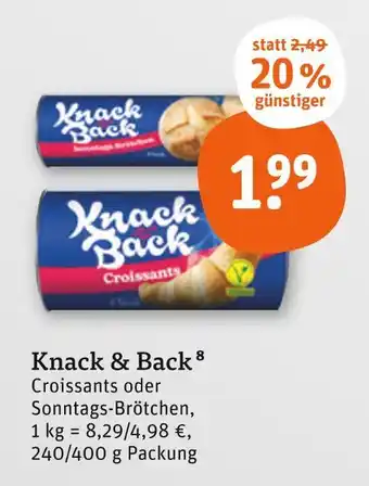 tegut Knack & back croissants Angebot