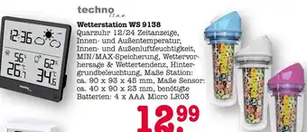 E-Center Techno line wetterstation ws 9138 Angebot