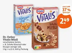 tegut Dr. oetker vitalis müsli schoko klassisch Angebot