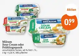 tegut Milram sour cream Angebot
