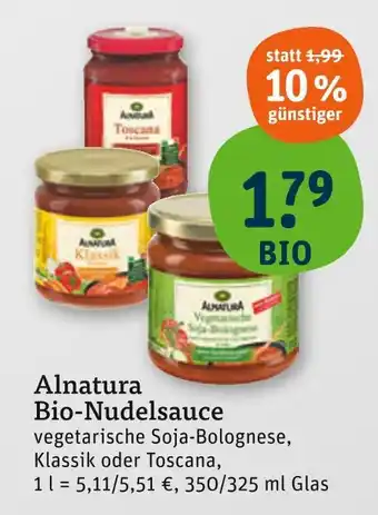 tegut Alnatura vegetarische soja-bolognese Angebot