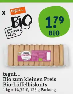 tegut Tegut... bio-löffelbiskuits Angebot