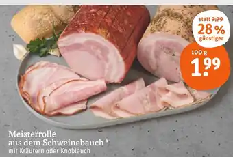tegut Meisterrolle aus dem schweinebauch Angebot