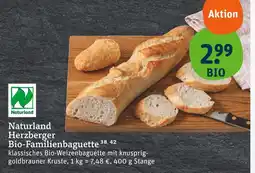 tegut Naturland herzberger bio-familienbaguette Angebot