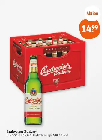 tegut Budweiser budvar Angebot