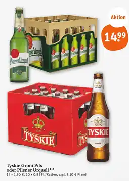 tegut Tyskie tyskie groni pils Angebot