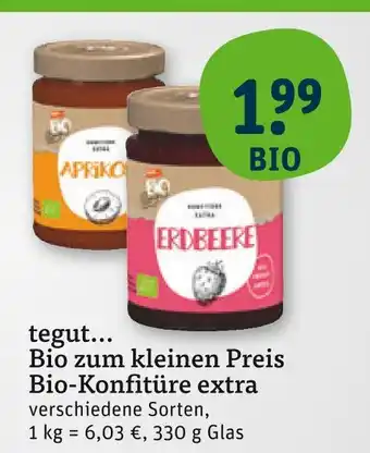tegut Tegut... bio-konfitüre extra aprikose Angebot