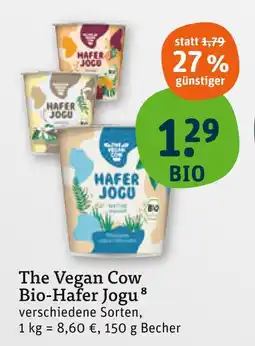 tegut The vegan cow bio-hafer jogu Angebot