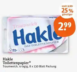 tegut Hakle toilettenpapier Angebot