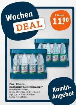 tegut Rosbacher mineralwasser Angebot