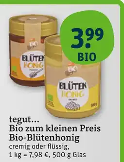 tegut Tegut... bio-blütenhonig Angebot