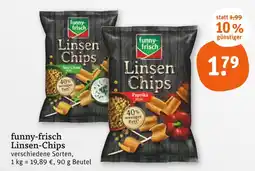 tegut Funny-frisch linsen chips sour cream Angebot