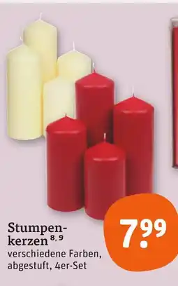 tegut Stumpenkerzen Angebot