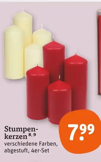 tegut Stumpenkerzen Angebot