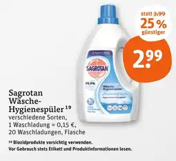 tegut Sagrotan wäsche-hygienespüler Angebot