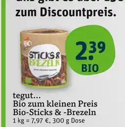 tegut Tegut... bio-sticks & -brezeln Angebot